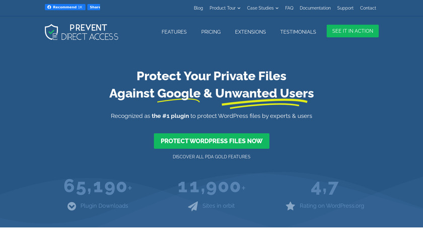 Prevent Direct Access Landing Page