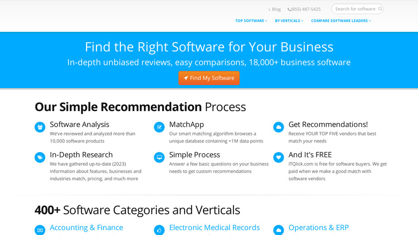 ITQlick Landing Page