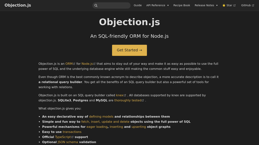 Objection.js Landing Page