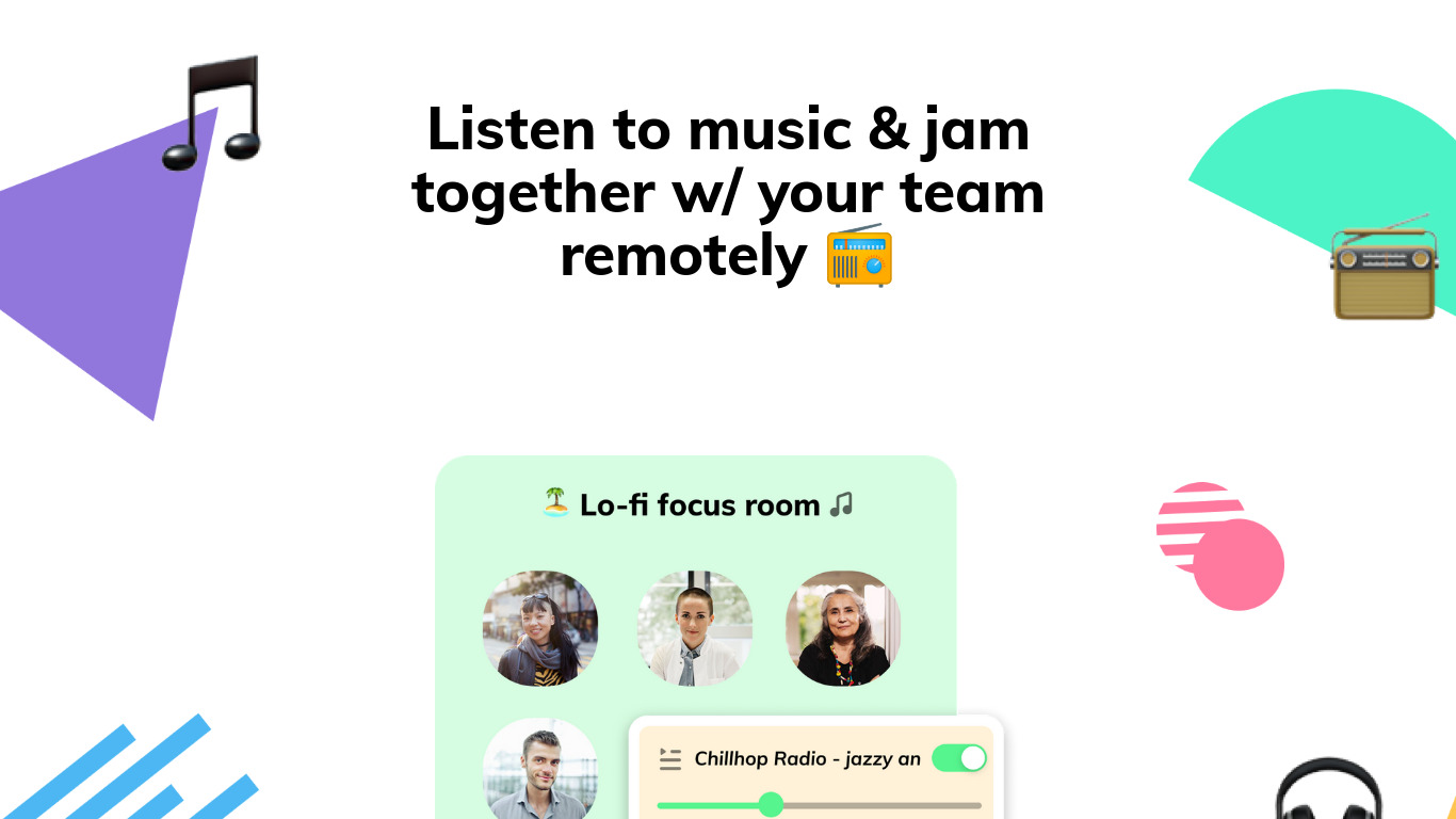 Music Rooms by Presence Landing page