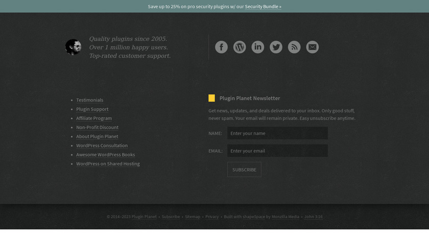 User Submitted Posts Landing Page