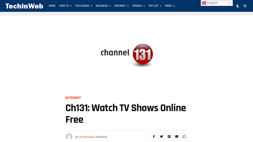 Ch131 Landing Page