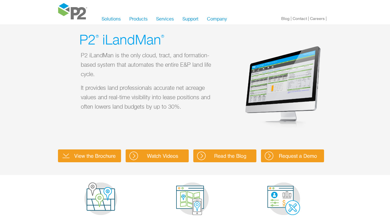 iLandMan Landing page