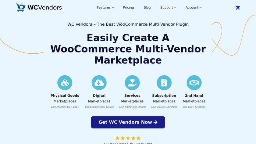 WC Vendors Pro Landing Page