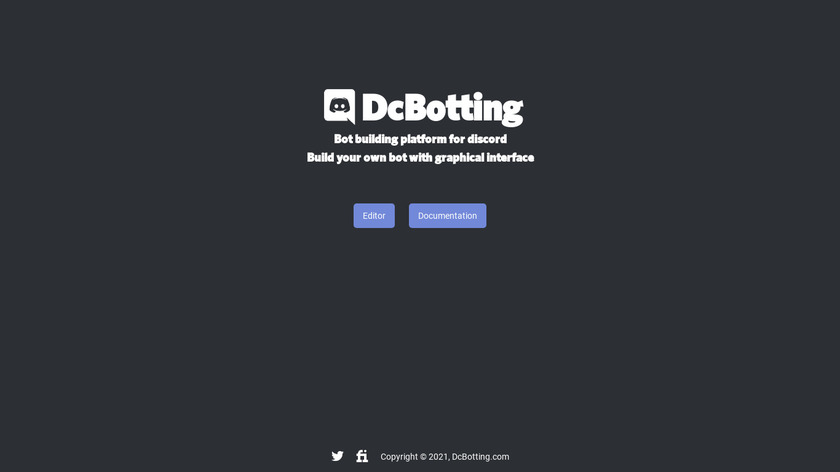 DcBotting Landing Page