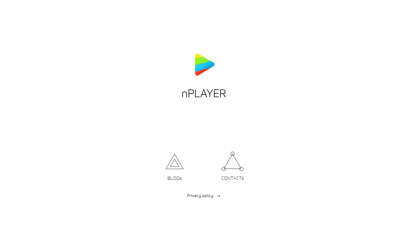 nPlayer Lite Landing page