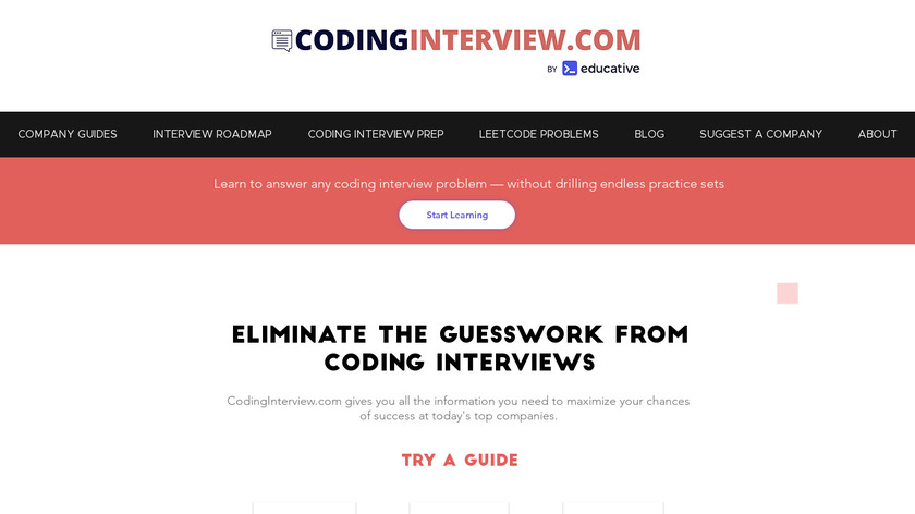 CodingInterview Landing Page