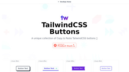 TailwindCSS Buttons screenshot