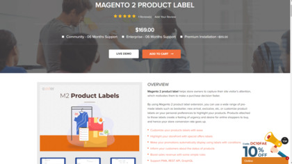 Landofcoder Magento 2 Product Label image