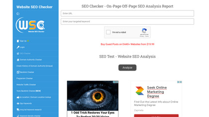 Website SEO Checker image