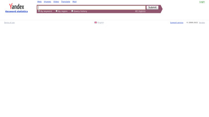 Yandex Keyword Statistics image
