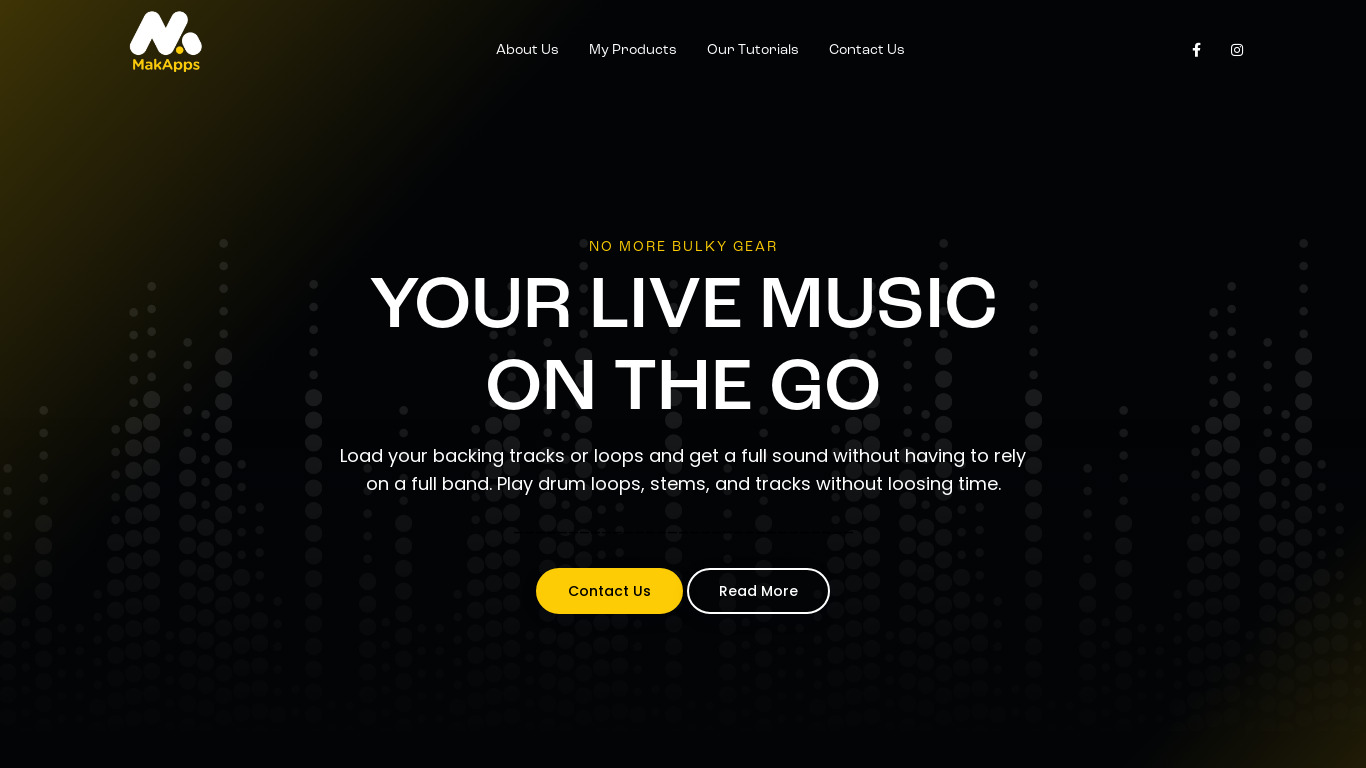 Groovy Loopz Landing page