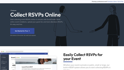 EventCreate Online RSVP image