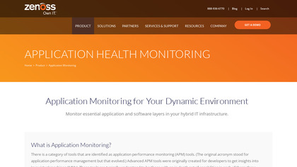 Zenoss Application Monitoring image