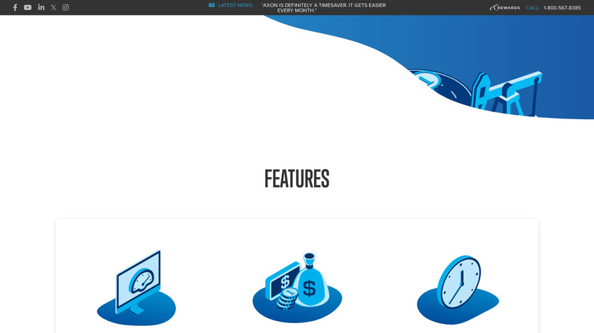 Axonsoftware Field Ticketing Landing Page