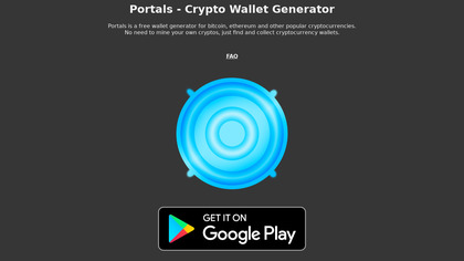 Portals: Crypto Wallet Generator image