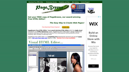 PageBreeze HTML Editor image