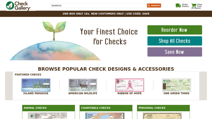 Check Gallery Landing Page