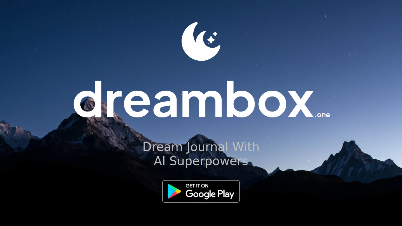 dreambox.one Landing page