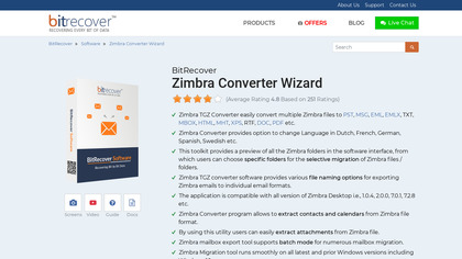 BitRecover Zimbra Converter image