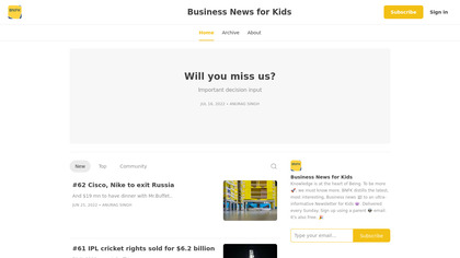 Business News for Kids image