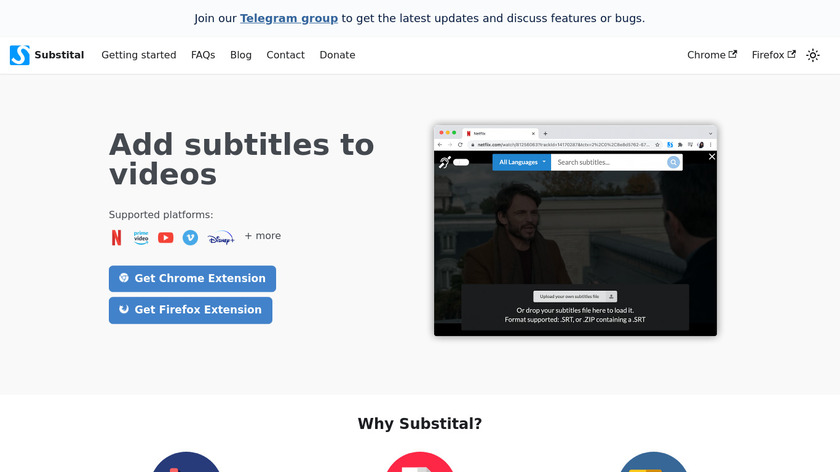Substital Landing Page