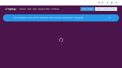 Developer Typing Game image