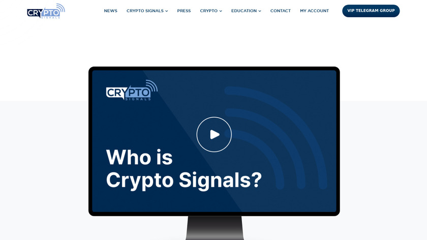 Crypto Signals Landing Page