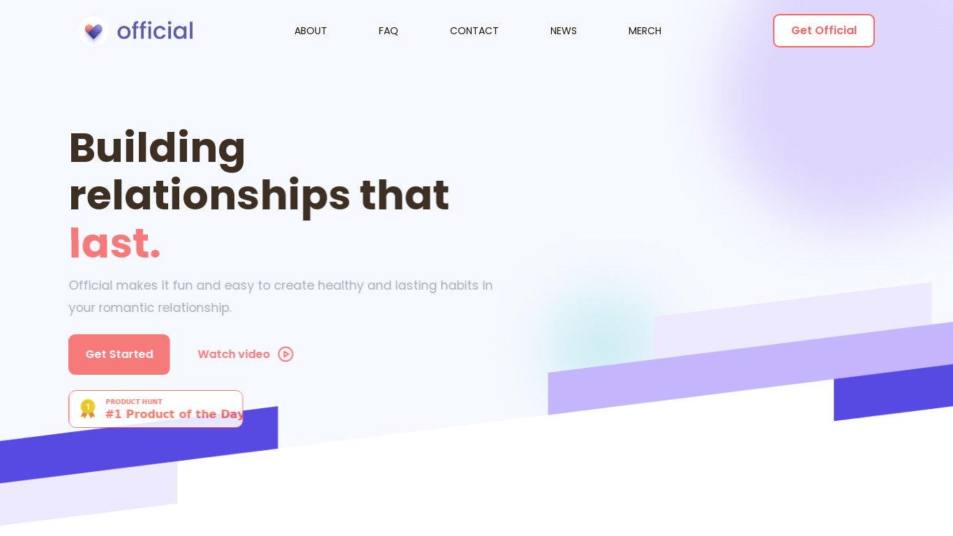 Official Landing page