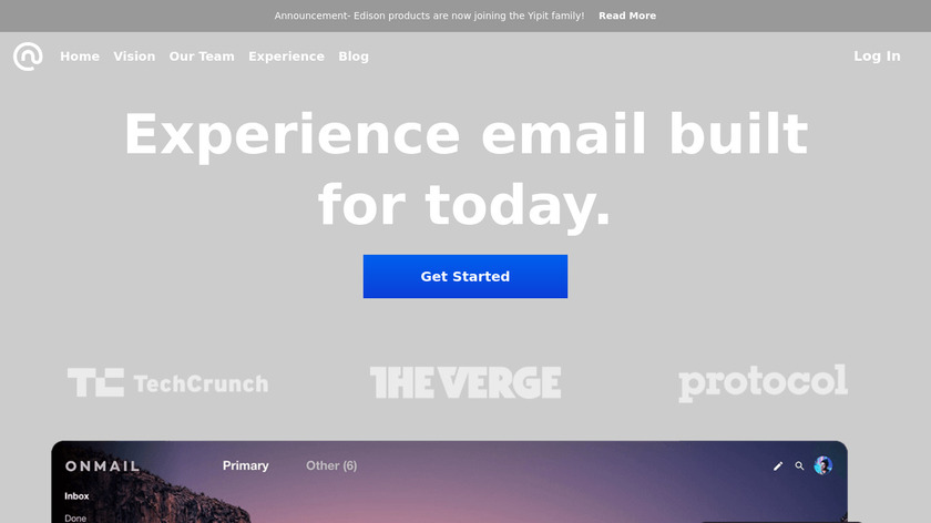 OnMail Landing Page