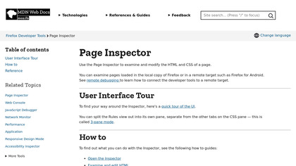 Firefox Page Inspector image