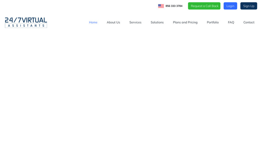24/7 Virtual Assistants Landing Page