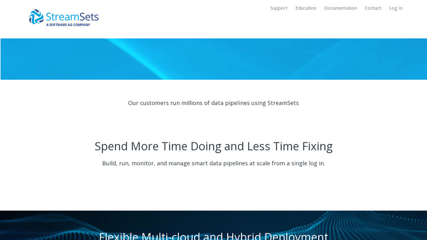 StreamSets DataOps Platform Landing Page