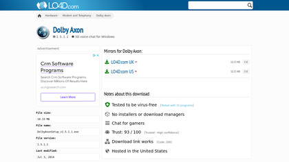 Dolby Axon image
