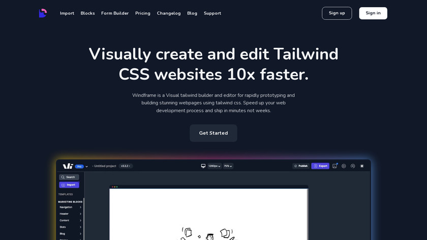 Windframe Landing Page