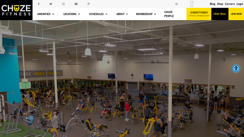 Chuzefitness Landing Page