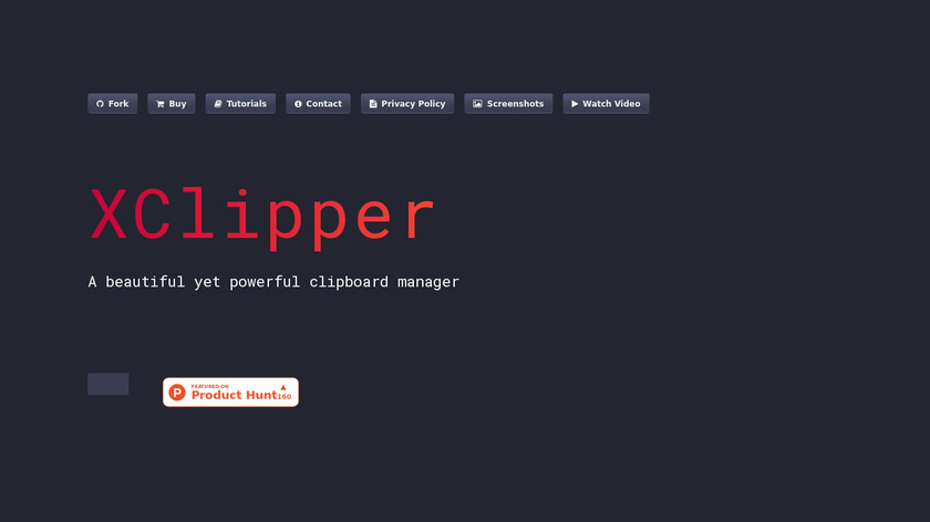 XClipper Landing Page