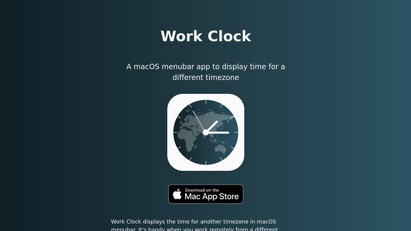Work Clock Landing Page