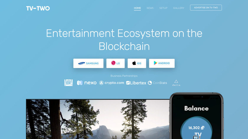 TV-TWO Landing Page