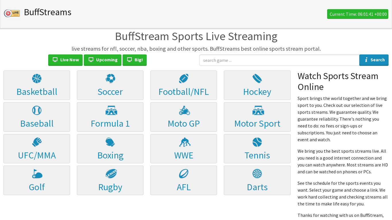 BuffStreams.tv VS CrackStreams.me compare differences reviews