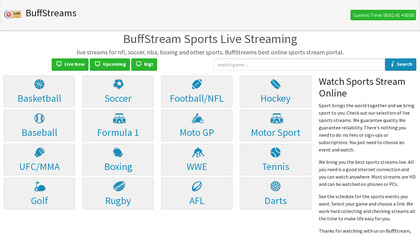 BuffStreams.tv image