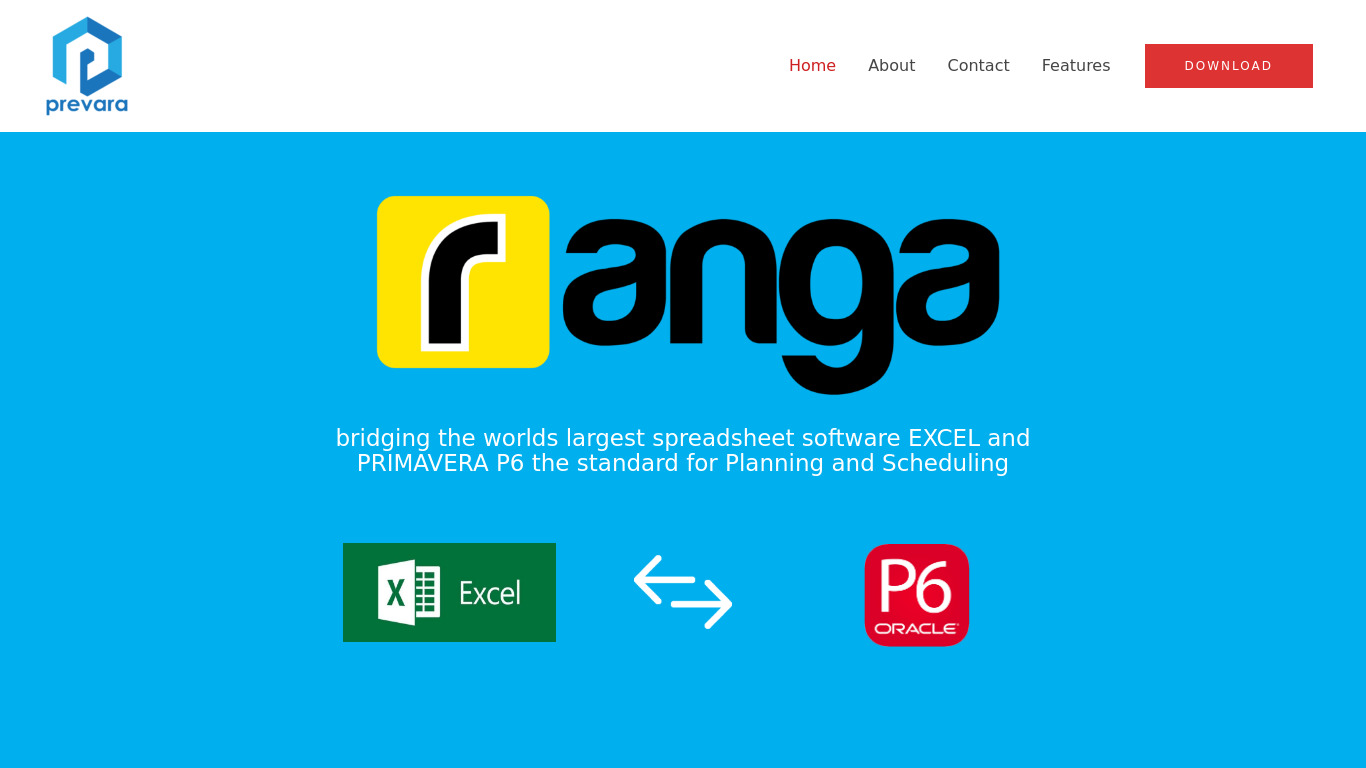 RANGA Landing page