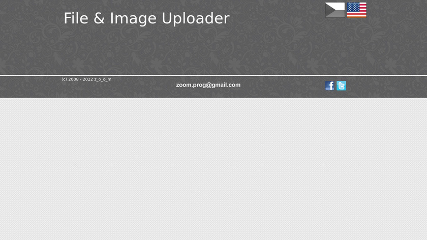 File & Image Uploader Landing Page