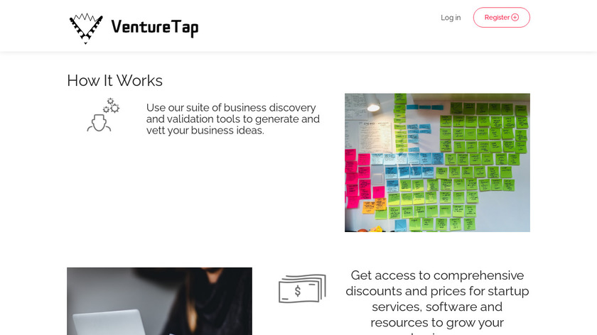 VentureTap Landing Page