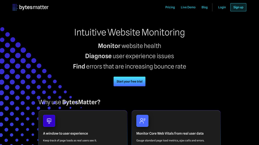 BytesMatter Landing Page