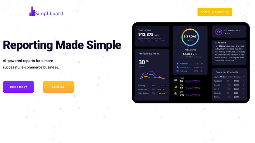 Simpliboard Landing Page