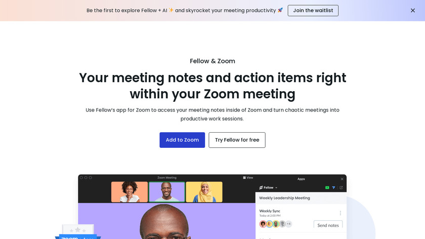 Fellow’s App for Zoom Landing Page