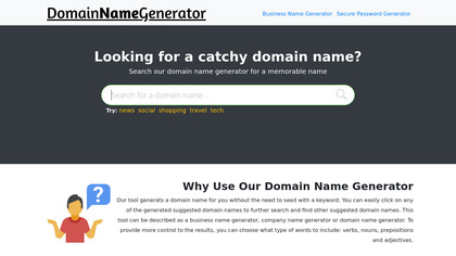 Domain Name Generator image