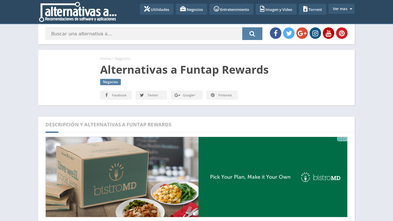 Funtap Rewards Landing page