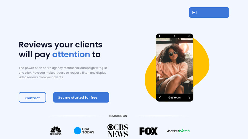 Revscog Landing Page